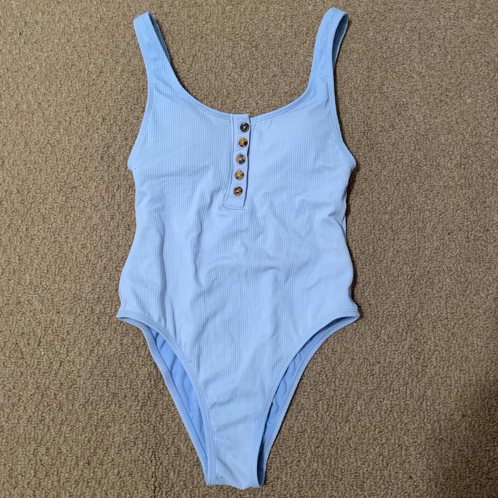 Button up bathing suit